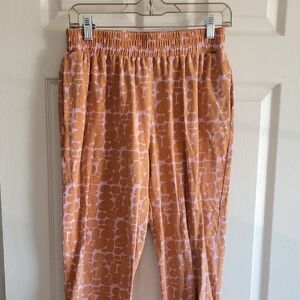 Nooworks Orange and Pink Patterned Pebbles Joggers